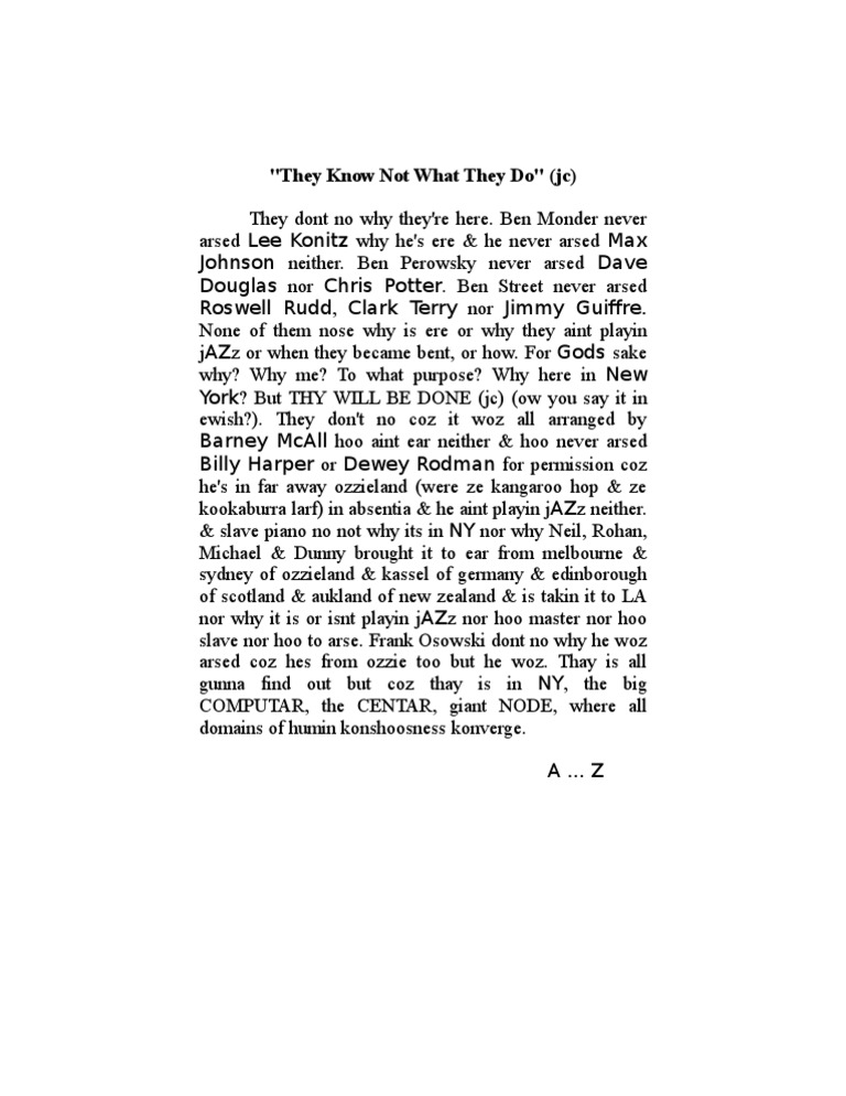 Anth 03 They Know Not | PDF