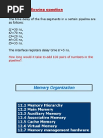 Solve The Following Question: The Time Delay of The Five Segments in A Certain Pipeline Are As Follows