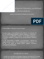 Fotocatálisis verde: oxidación selectiva