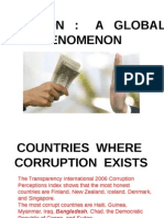 Corruption a Global Phenomenon