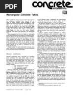 4 Rectangular Concrete Tanks