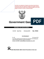 Government Gazette: Republic of South Africa