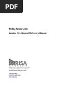 General Reference RISA-Tekla Link