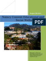 Naincy Convent Educational and Social Welfare Society: Project File 2013