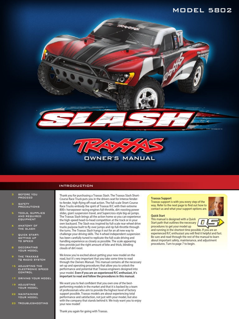 Traxxas Slash User Manual Battery Charger Battery (Electricity)