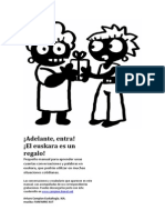 Cuadernillo Conversaciones Euskaran Sartu PDF