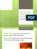 Cambridge DPW: Technology & Snow Clearing: Alice Yang, Nathalie Bloch, & Tyler Jaeckel