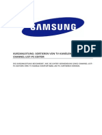 Sendersortierung Mit Samsung ChannelListPCEditor