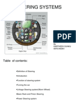 Steering Systems: by Kartheek Sunku 09761A03A1