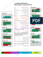 2014-2015 Calendar - Revised 1-27-14