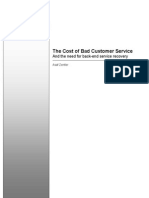 The Cost of Bad Customer Service