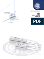 HTR India - Products - Wire Wound Resistors - Ceramic Encased Resistor - HSV (English)