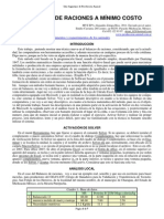 BALANCEO DE RACIONES A MÍNIMO COSTO (Otros) PDF