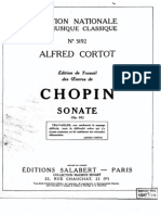 Chopin Ed. Cortot Sonate Op.35