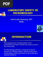 Lecture 6 Laboratory Safety in Microbiology