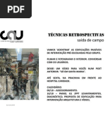 Técnicas retrospectivas - aula 6