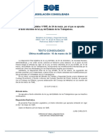 Rdl 1 1995 Estatuto Trabajadores Consolidado