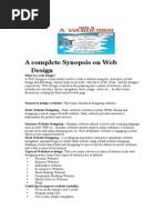 Download Synopsis on Web Design by Matthew Moore SN203677724 doc pdf