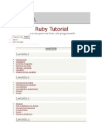 Ruby en 15 Minutos - Ruby Tutorial