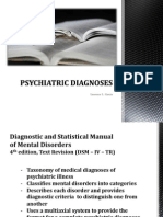 Psychiatric Diagnoses