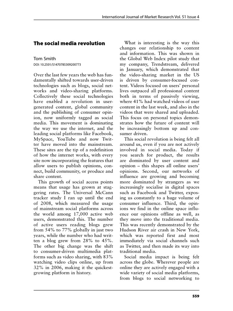 The Social Media Revolution Explained PDF Social Media Popular