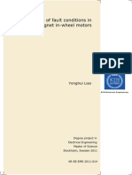 Analysis of Fault Conditions in Permanent-Magnet In-Wheel Motors