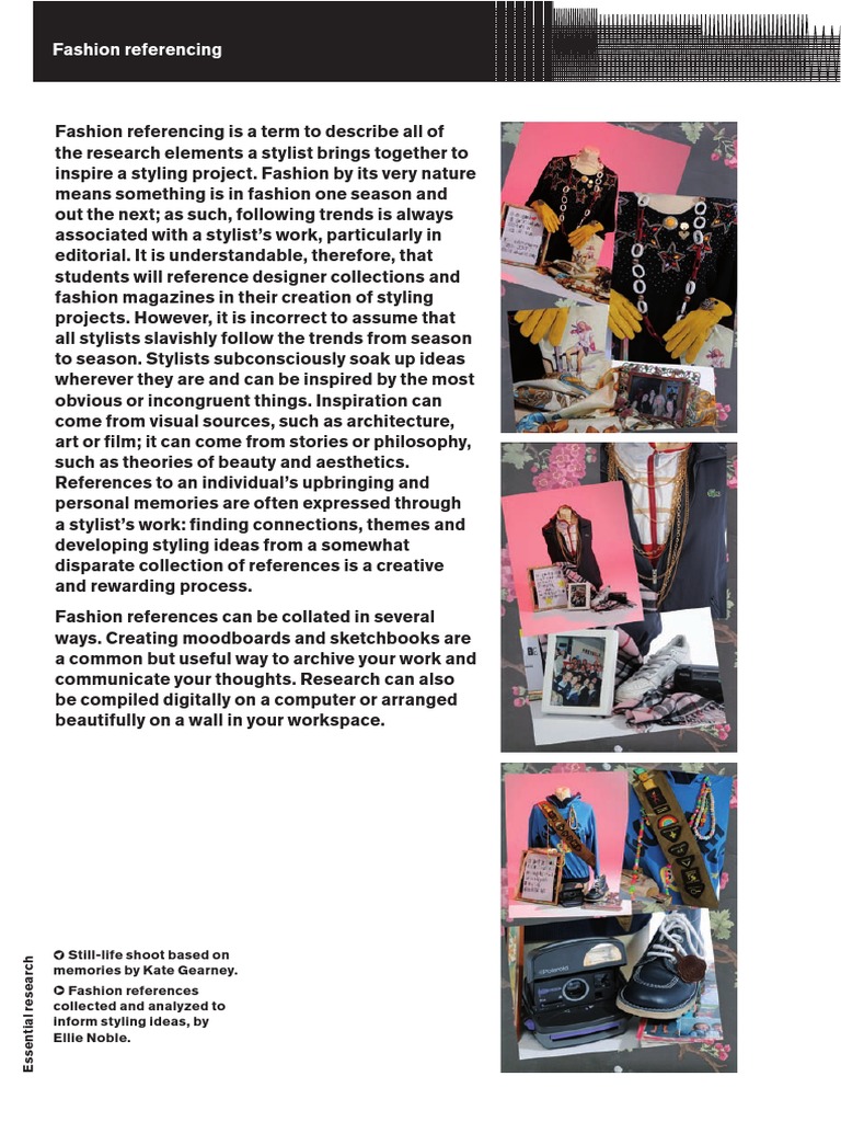 Fashion Referencing for Stylists | PDF | Fashion | Surrealism
