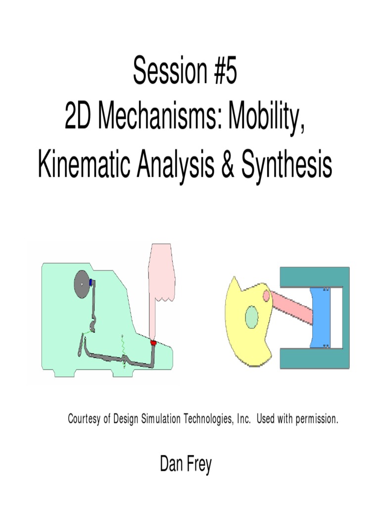 Elements of Mechanical Design - Mechanisms (2D Kinematic Analysis ...