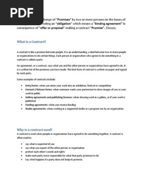 Contract