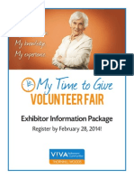 V!VA Thornhill Woods My Time to Give Exhibitor Package