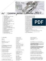 52 Cantos para Bodas 2014-Coro Mensajeros Del Espíritu Santo PDF