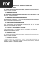 10 Estrategias de Aprendizaje Significativo