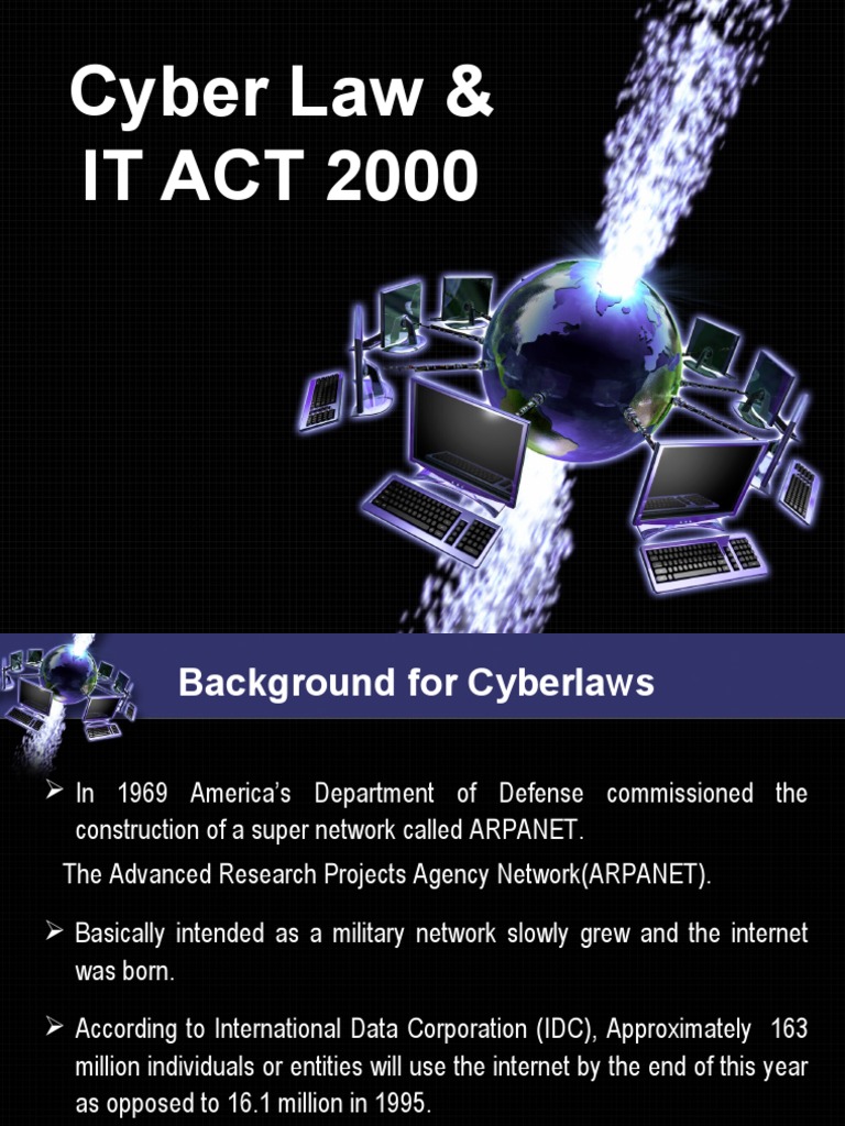 Cyber Law & It Act 2000 Online Safety & Privacy Cyberwarfare