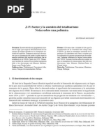 J.P. Sartre y La Cuestion Del Totalitarismo