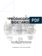Monografía_Producción de Bioetanol_XV Curso de Titulación