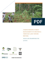 Strengthening Forest Management in Indonesia Through Land Tenure Reform
