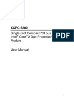 XCPC-6200 Single-Slot CompactPCI Bus Intel® Core© 2 Duo Processor Module