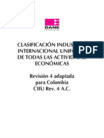 CLASIFICACIÓN+CIIU+Revisión+4+Adaptada+para+Colombia