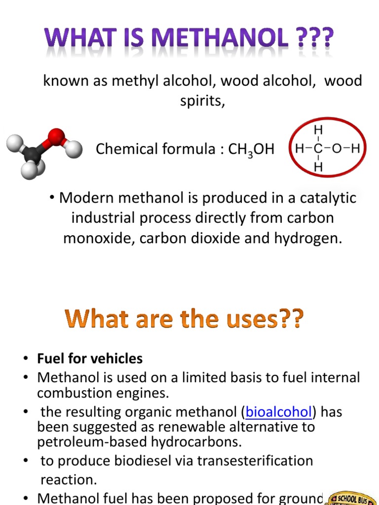 Methanol PDF Methanol Chemical Substances