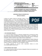 20131127204536660edital Nº 304.2013 - Concurso Publico Docentes