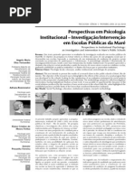 Perspectivas Em Psicologia de Institucional