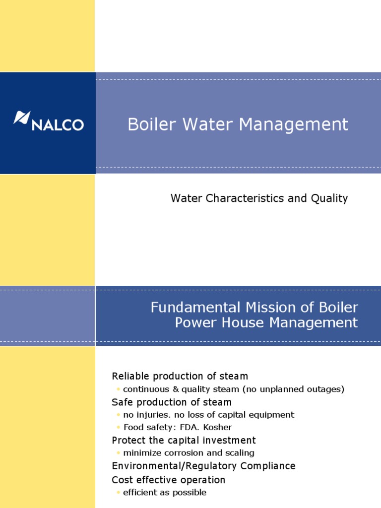 Boiler Water Chemistry Corrosion Properties Of Water