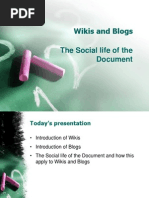 Wikis and Blogs