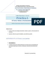 Practica 5.torno Partes Funcionamiento.