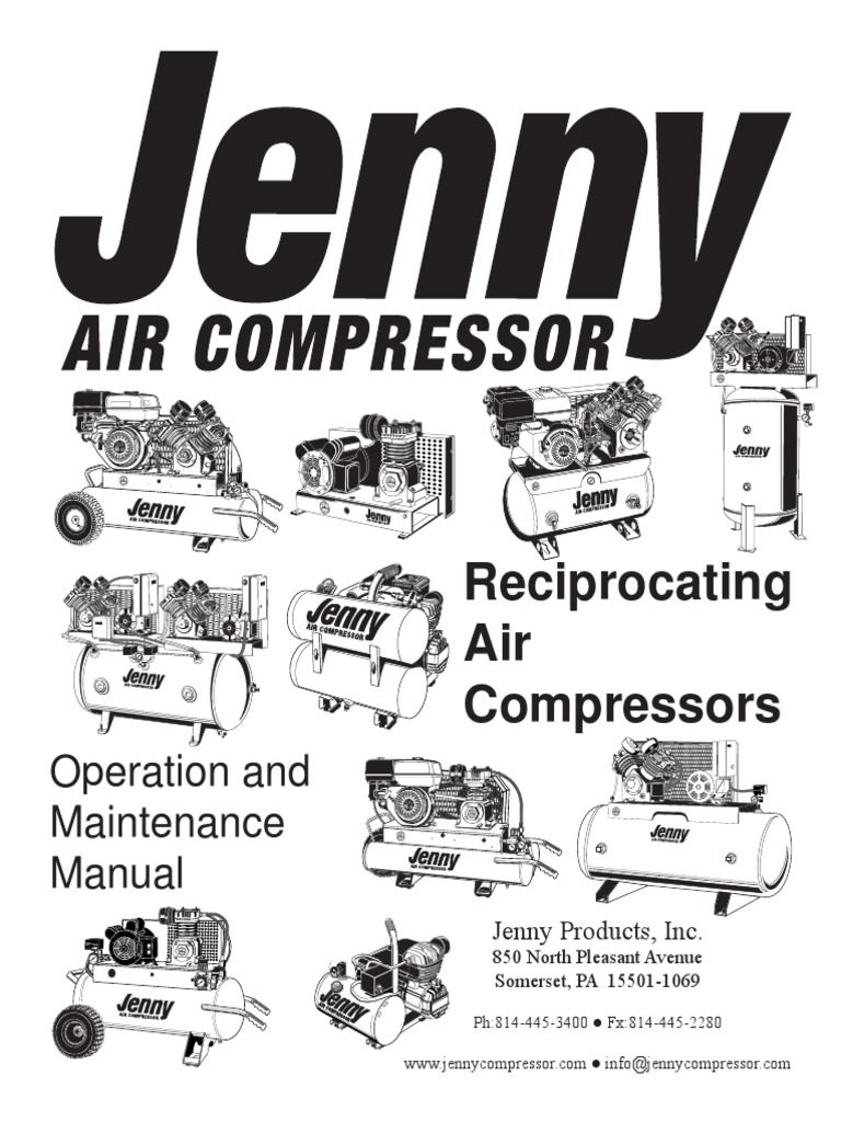 Jenny Compressor Manual PDF Gas Compressor Valve