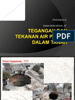 Tegangan Dan Tekanan Air Pori Di Dalam Tanah