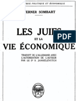 Sombart Werner - Les Juifs Et La Vie Économique