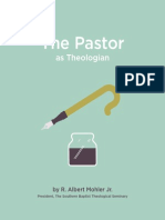 The Pastor As Theologian