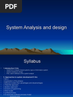 System Analysis and Design Introduction