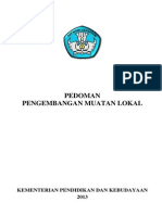 Pedoman Pengembangan Muatan Lokal